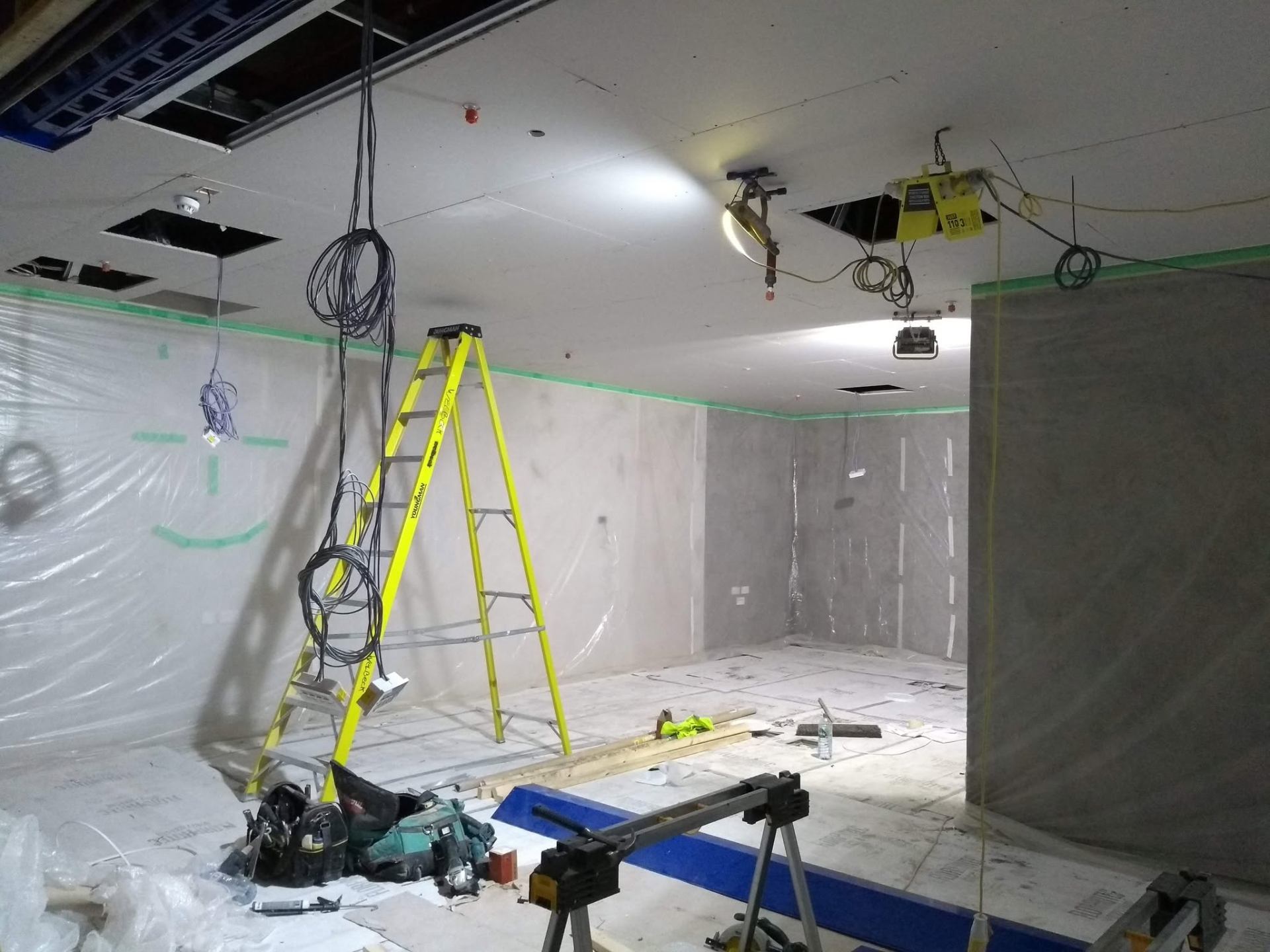 Finished interior refurbishment